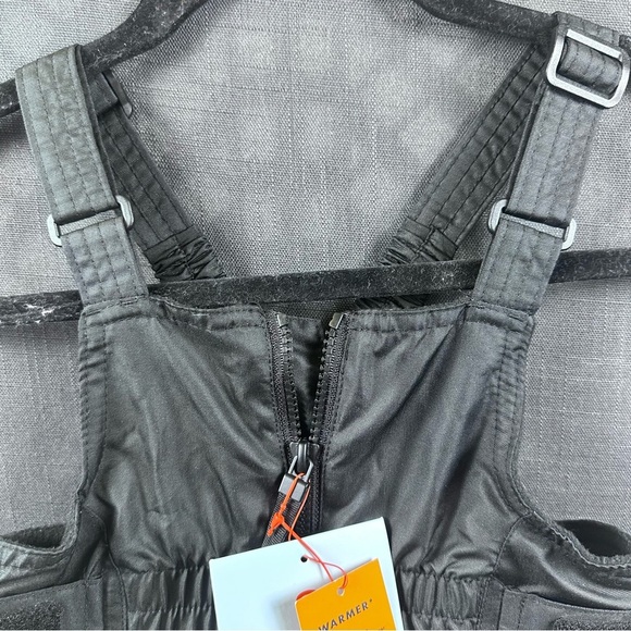 Cat & Jack Kids Black Snow Bib Overalls Size 2T - Picture 6 of 8